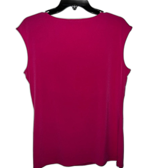 Calvin Klein Fuchsia Sleeveless Blouse - Picture 4 of 4